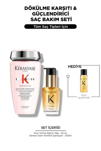 Kerastase - Elixir & Genesis Dökülme Karşıtı & Güçlendirici Saç Bakım Seti