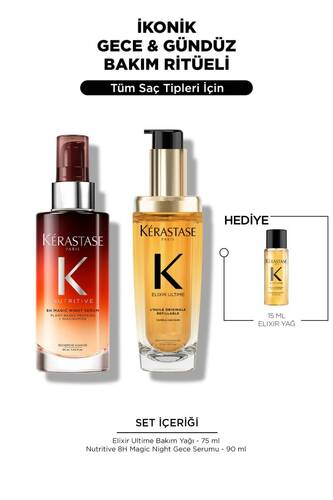 Kerastase - Elixir & Nutritive Ikonik Gece & Gündüz Bakım Ritüeli