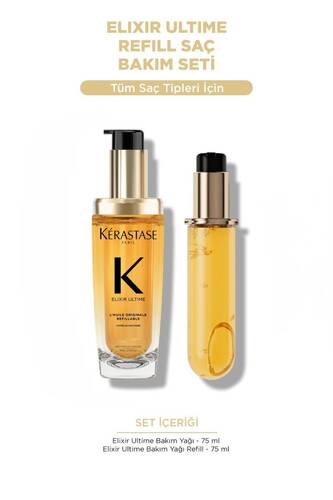 Kerastase - Kerastase Elixir Ultime Refill Saç Bakım Seti