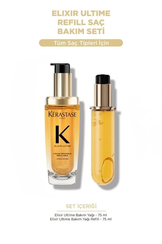 Kerastase Elixir Ultime Refill Saç Bakım Seti