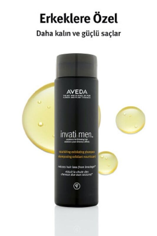 Aveda Invati Men Erkekler için Dökülme Karşıtı Şampuan 250ml 018084961438