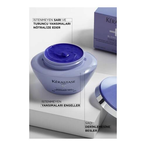 Kerastase - Kerastase Blond Absolu Ultra Violet Mor Silver Maske 200ml (1)