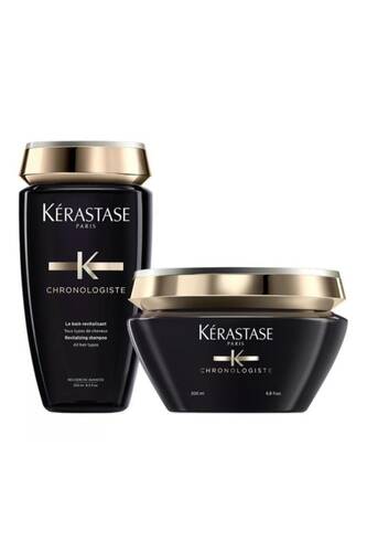 Kerastase - KERASTASE Chronologiste Canlandırıcı Bakım Seti Şampuan 250 Ml + Maske 200 Ml