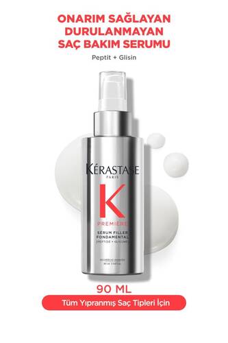 Kerastase - Kerastase Premiere Serum Filler Fondamental Elektriklenme Karşıtı Onarım Sağlayan Saç Serumu 90 ml