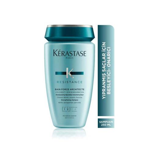 Kerastase - Kerastase Resistance Bain Force Architecte 1-2 Şampuan 250ml