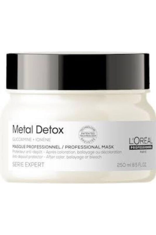 Metal Detox Renkli Ve Açıcı Ile Işlem Görmüş Saçlar Için Metal Karşıtı Koruyucu Maske 250ml