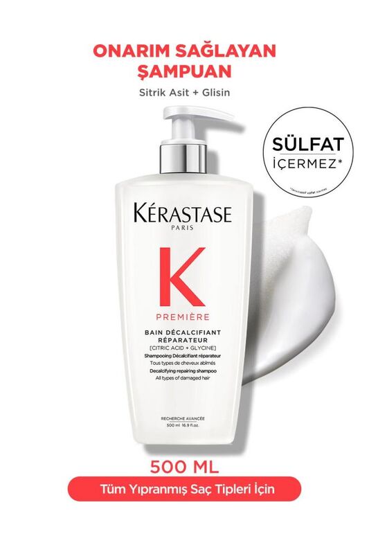 Kerastase Première Bain Decalcifiant Reparateur Yıpranmış Saçlar Için Onarım Sağlayan Şampu