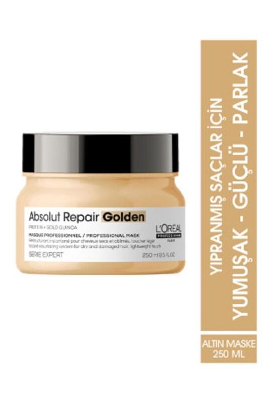 Serie Expert Absolut Repair Yıpranmış Saçlar Için Onarıcı Altın Maske 250 Ml