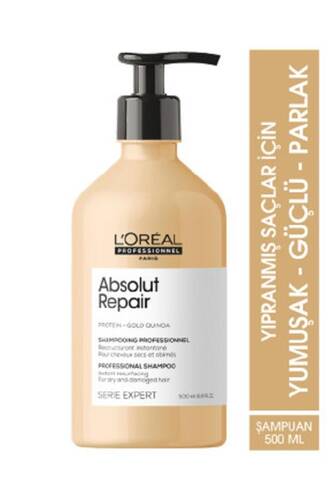 L'oreal Professionnel - Serie Expert Absolut Repair Yıpranmış Saçlar Için Onarıcı Şampuan 500 Ml