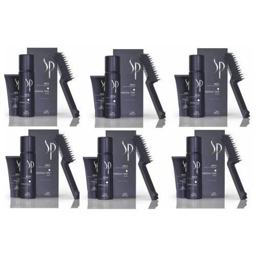 Wella Sp Men Pigment Mousse gradual Tone Black Siyah 6x60ml